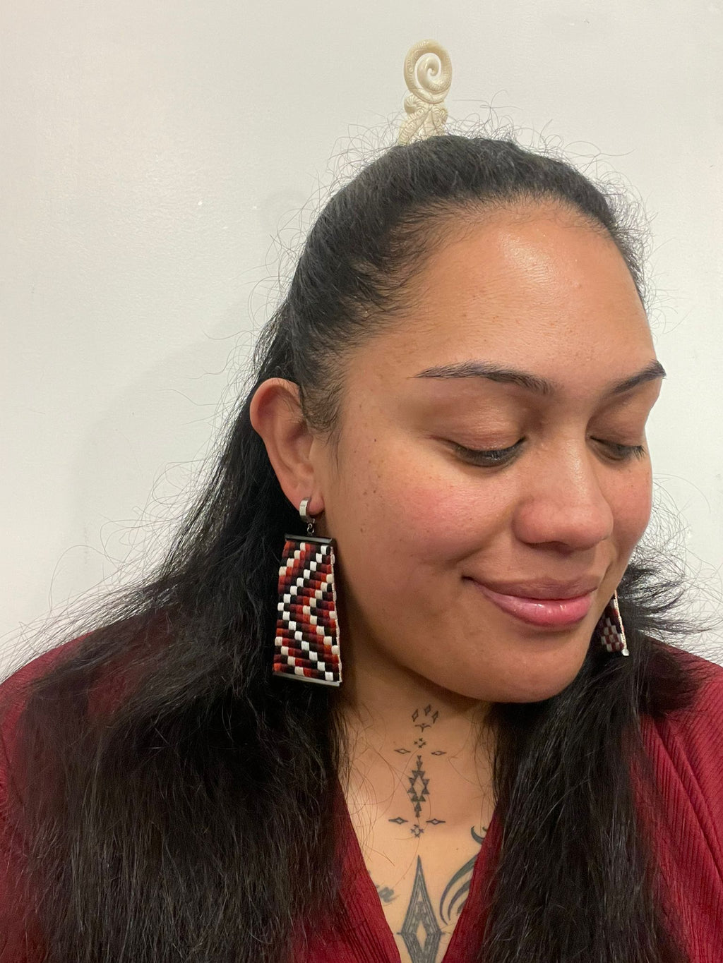 Tino Rangatiratanga Poutama Earrings