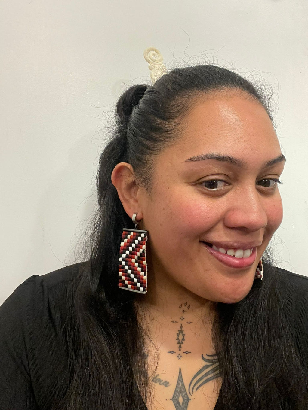 Tino Rangatiratanga Poutama Earrings