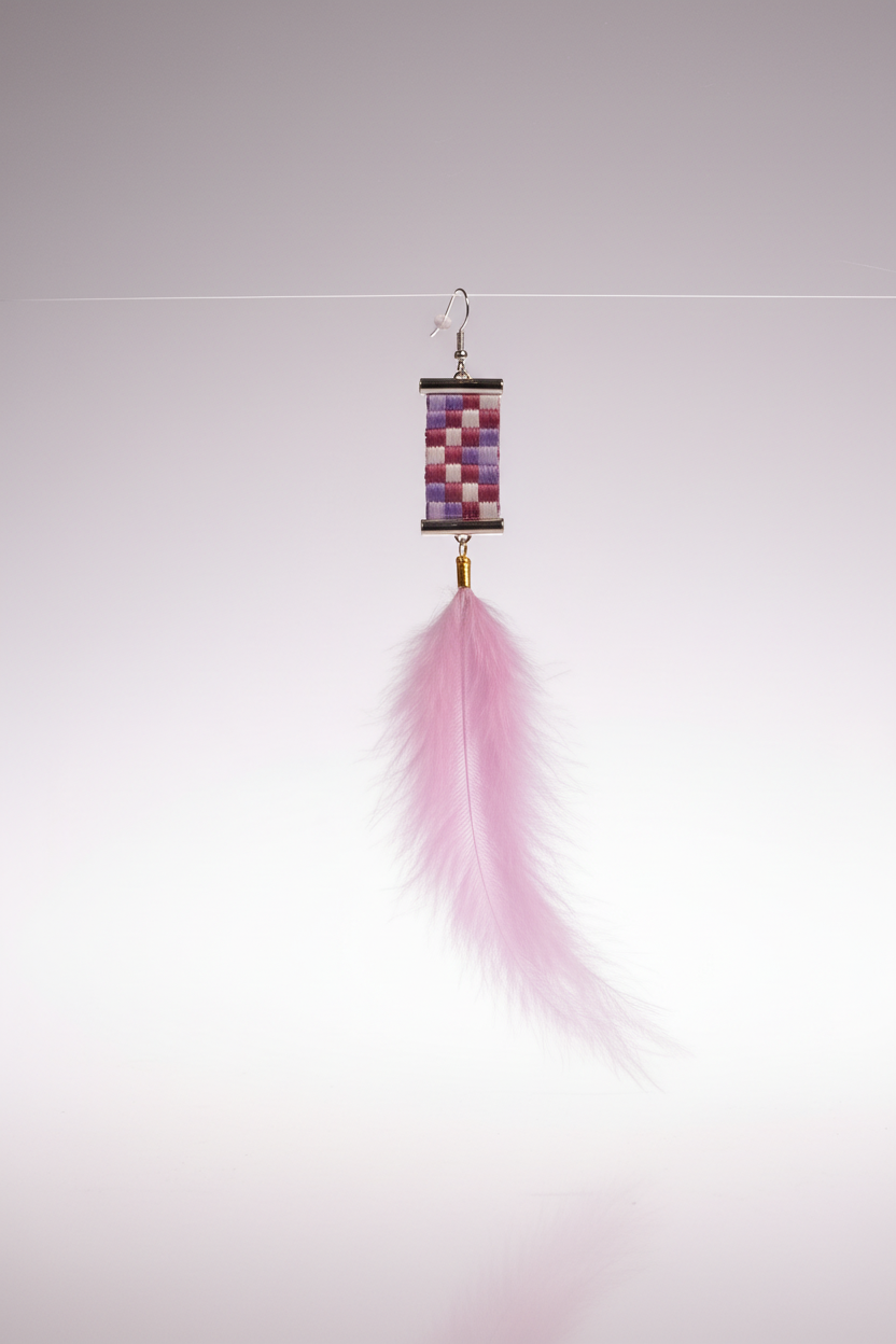 Purple Poutama (Small) + Raukura