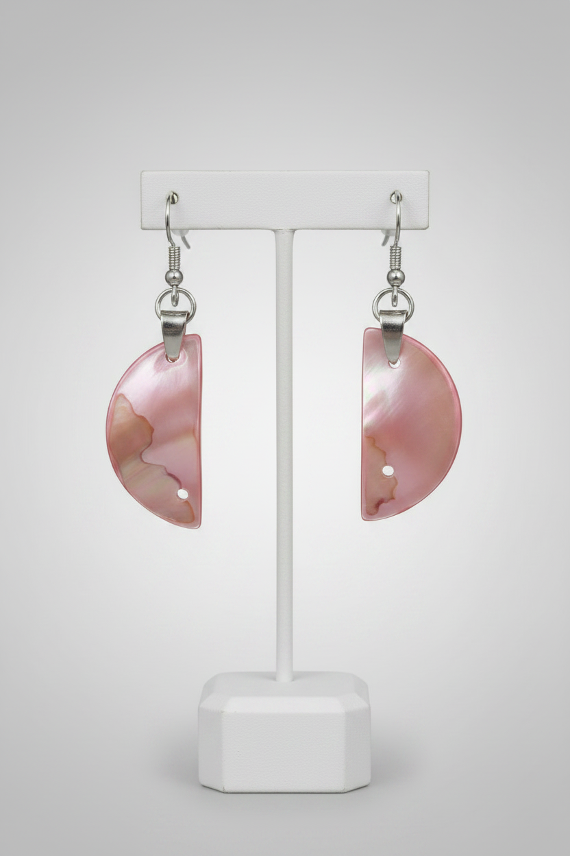 Paua Shell Earrings – Mother of Pearl | Māori Ora