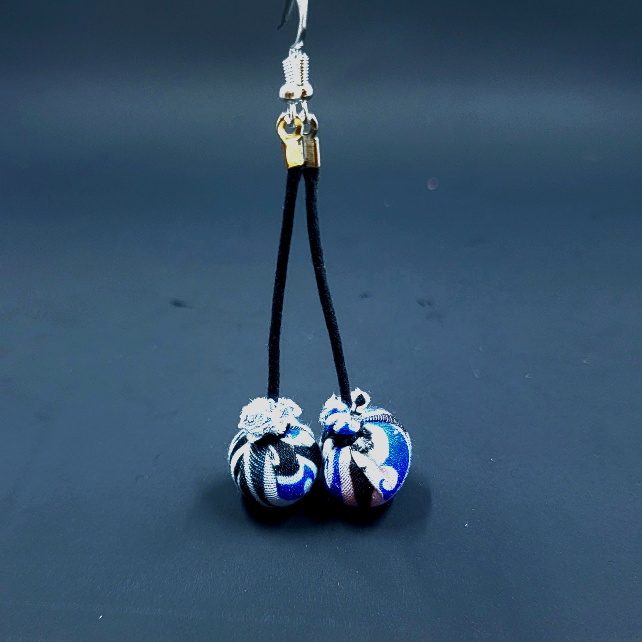 Poi Earrings (Blue)