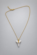 Niho Mako Necklace (Gold Sharktooth)