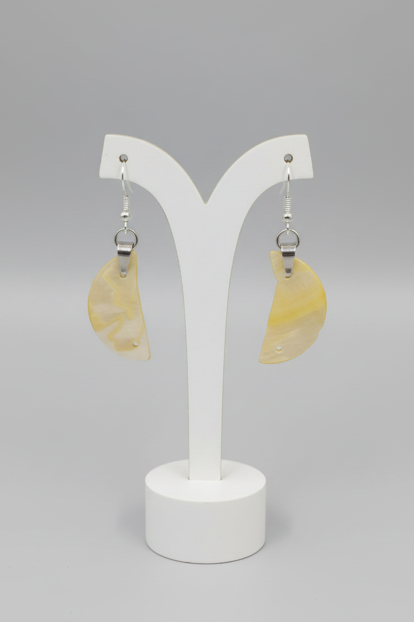 Paua Shell Earrings – Mother of Pearl | Māori Ora