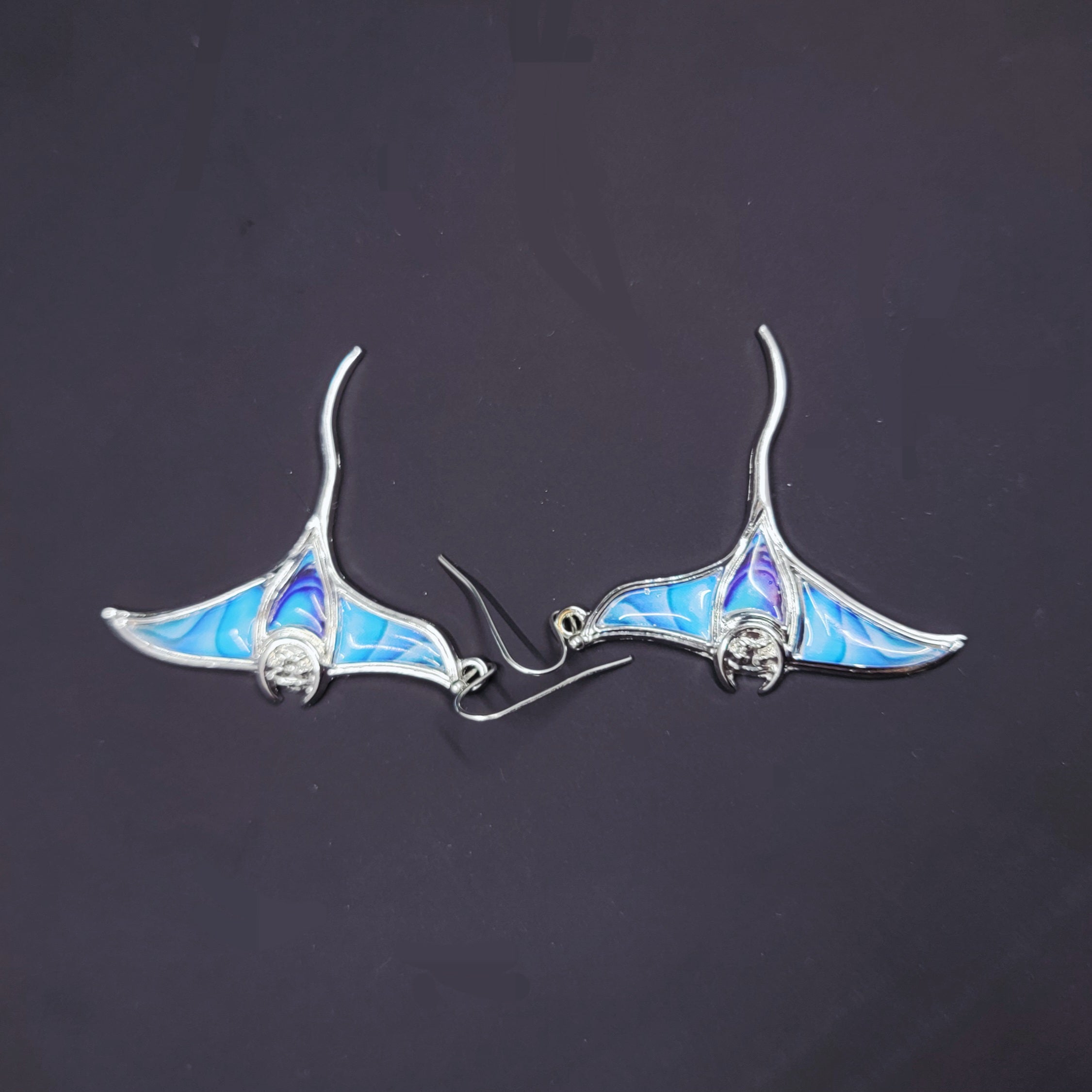 Whai (Manta Ray) Earrings