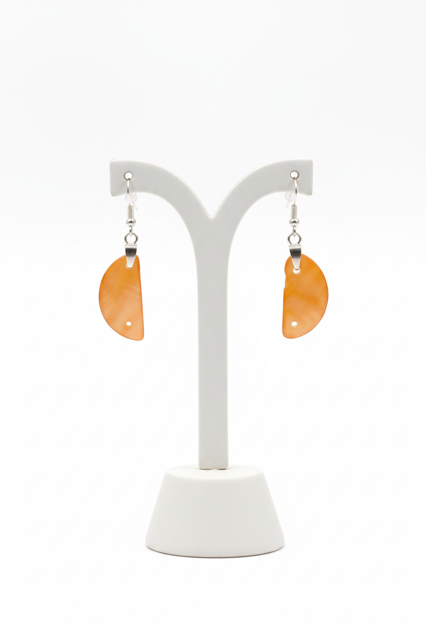 Paua Shell Earrings – Mother of Pearl | Māori Ora