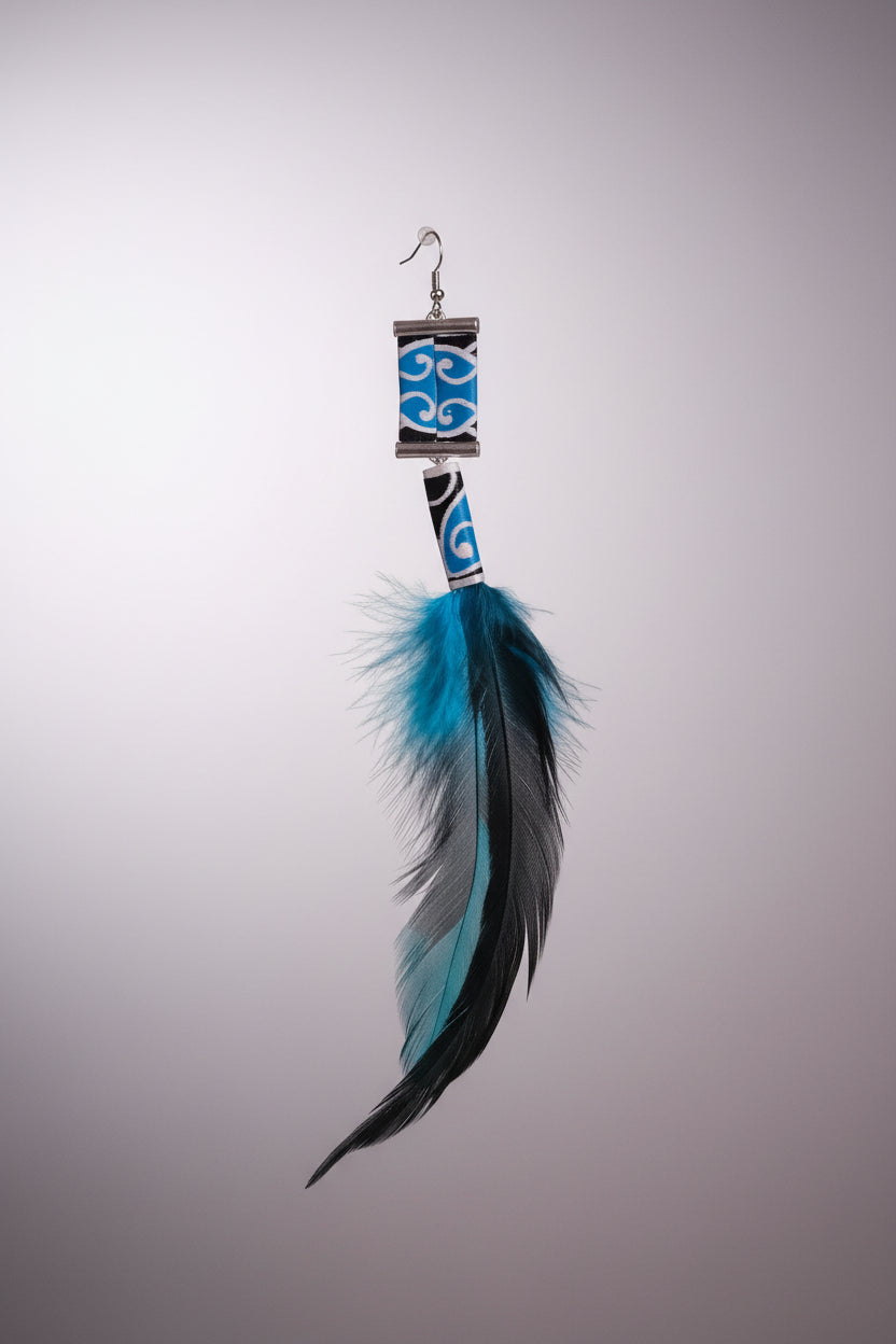 Blue Koru + Raukura