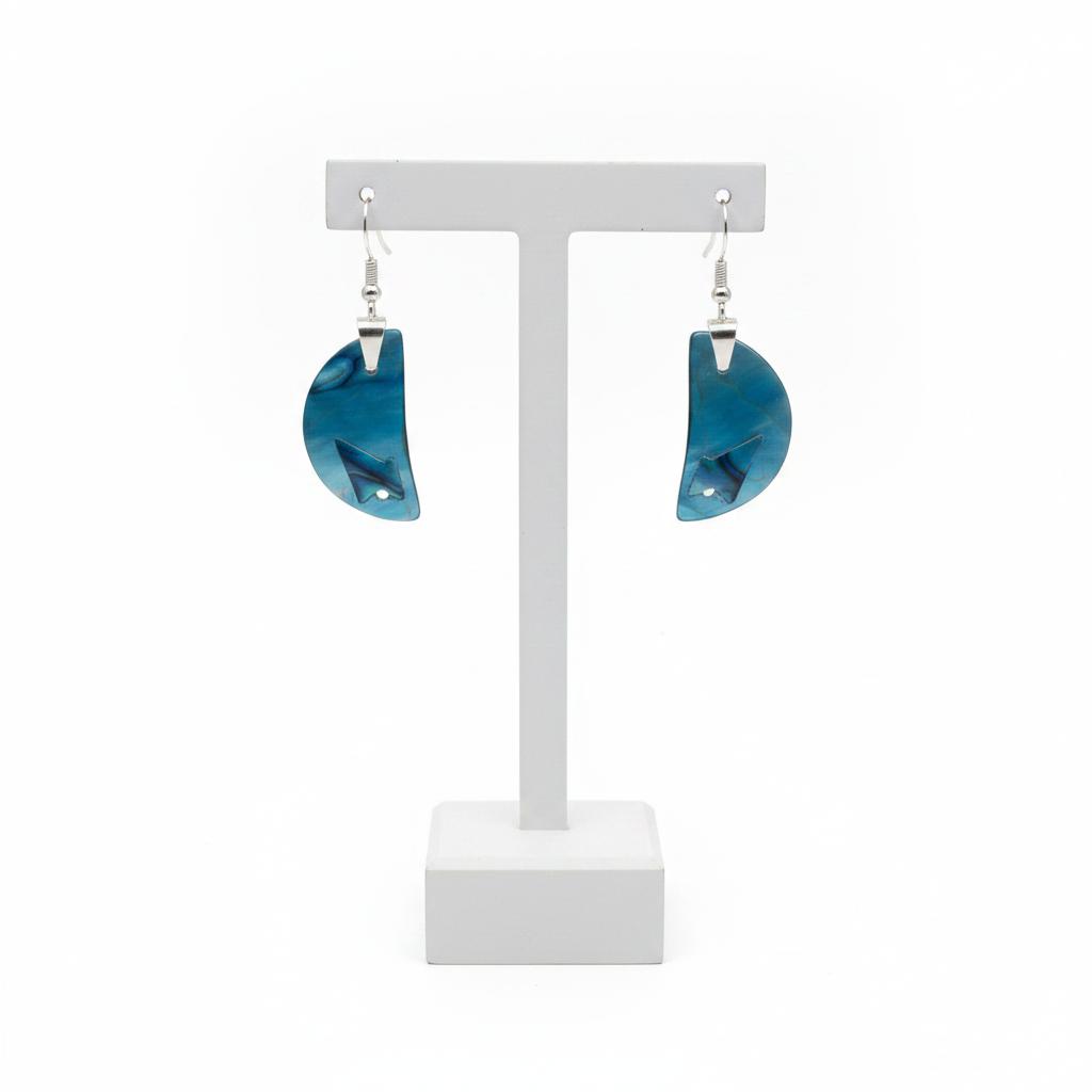 Paua Shell Earrings – Mother of Pearl | Māori Ora