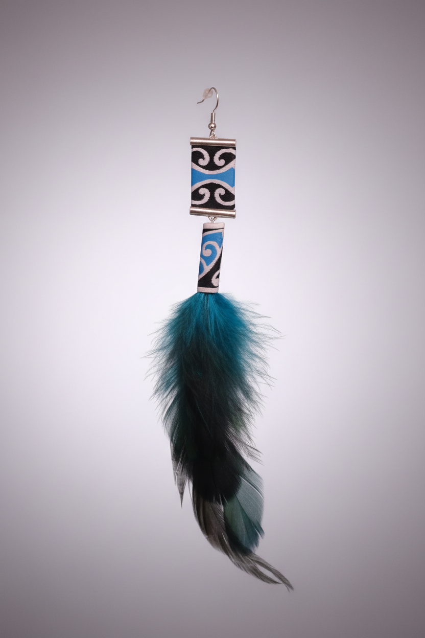 Blue Koru + Raukura