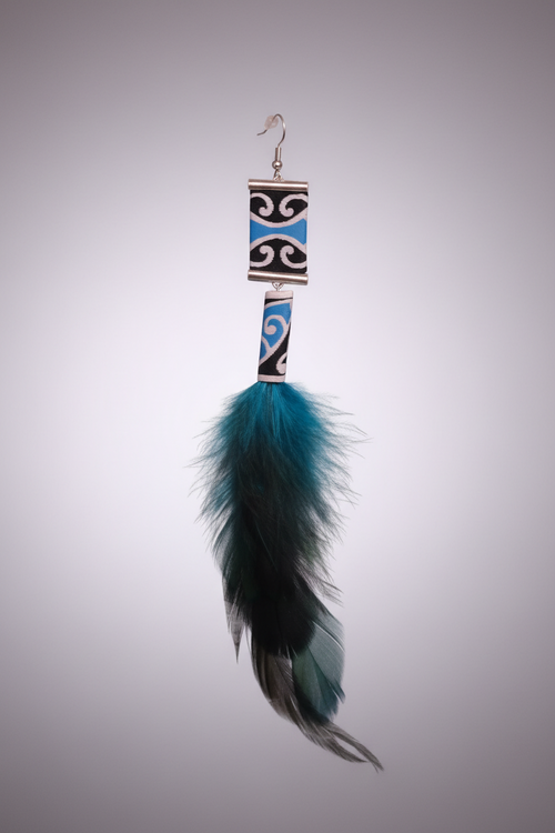 Blue Koru + Raukura